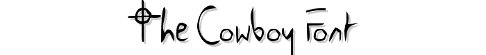 The Cowboy Font font